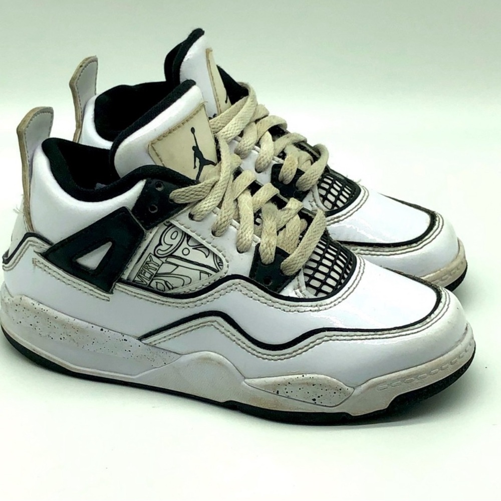 Nike Air Jordan 4 Retro Toddler ' DIY ' Unisex Sneakers